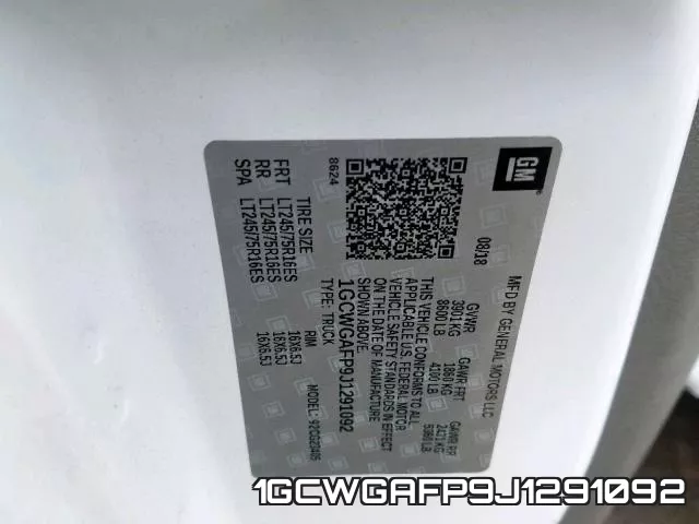 1GCWGAFP9J1291092 фото 2