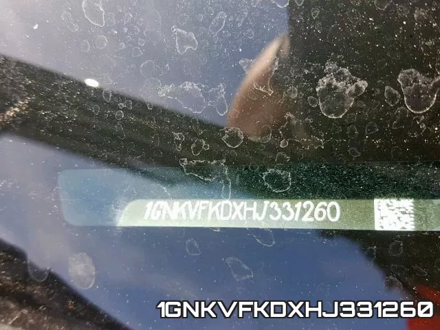 1GNKVFKDXHJ331260 фото 2