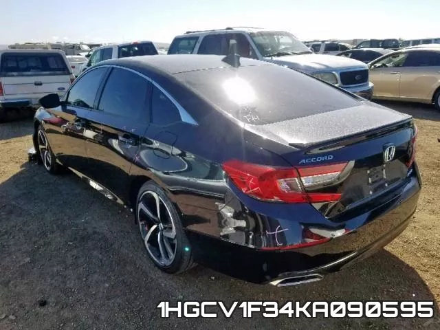 1HGCV1F34KA090595 фото 4