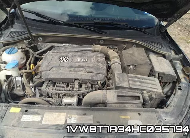 1VWBT7A34HC035794 фото 2