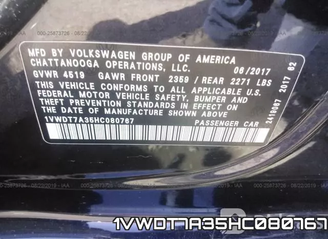 1VWDT7A35HC080767 фото 10