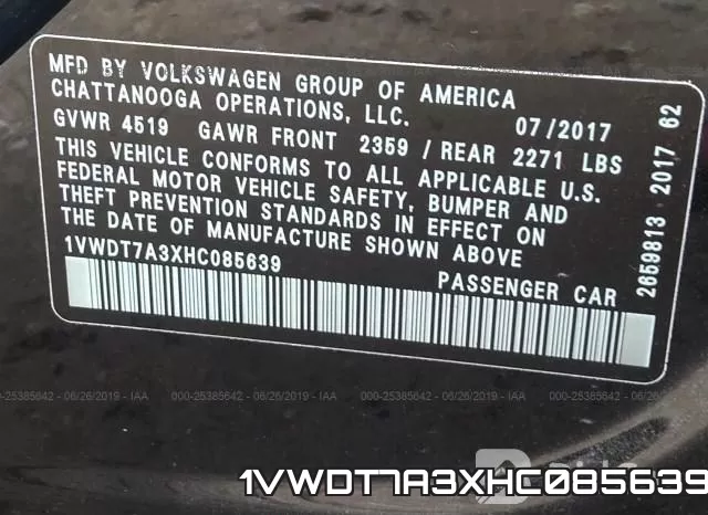 1VWDT7A3XHC085639 фото 10