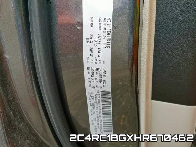 2C4RC1BGXHR670462 фото 2