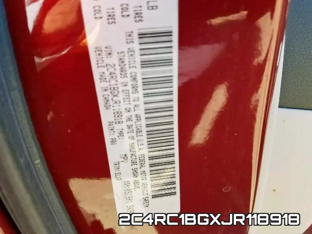 2C4RC1BGXJR118918 фото 2