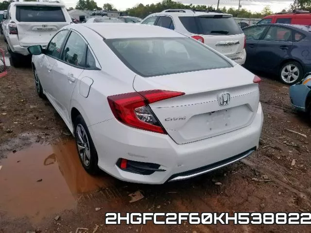 2HGFC2F60KH538822 фото 4