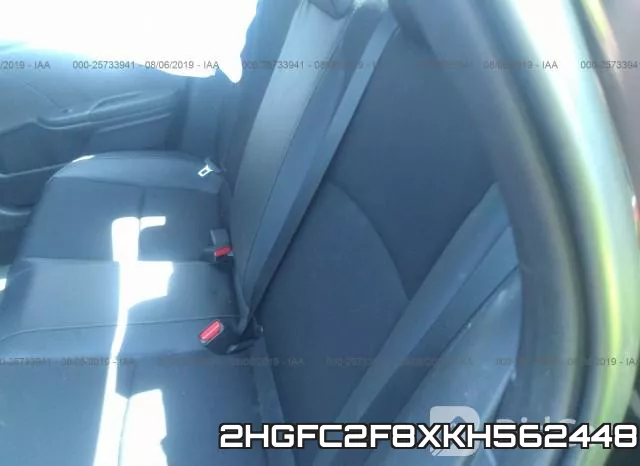 2HGFC2F8XKH562448 фото 9