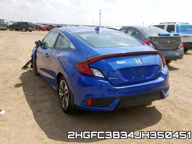 2HGFC3B34JH350451 фото 4