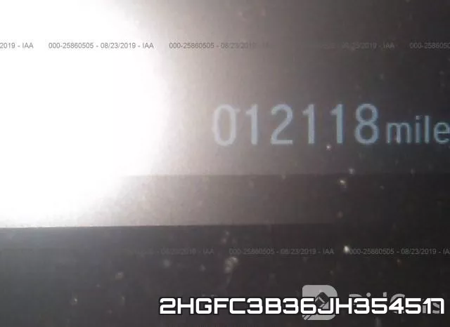 2HGFC3B36JH354517 фото 7