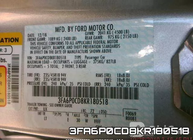 3FA6P0CD8KR180518 фото 10