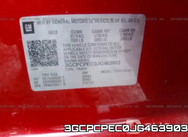 3GCPCPEC0JG463903 фото 10