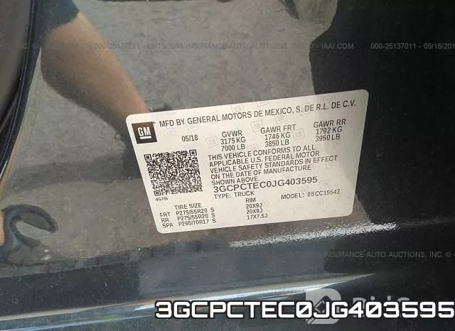 3GCPCTEC0JG403595 фото 10