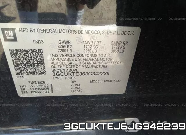 3GCUKTEJ6JG342239 фото 10