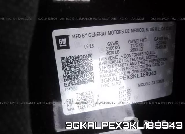 3GKALPEX3KL189943 фото 10