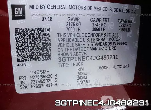 3GTP1NEC4JG480231 фото 10