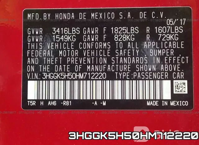 3HGGK5H50HM712220 фото 10