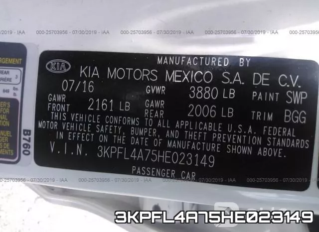 3KPFL4A75HE023149 фото 9