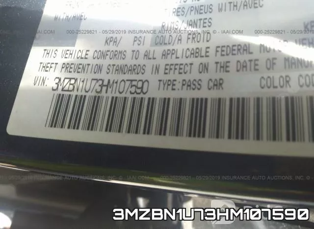 3MZBN1U73HM107590 фото 10