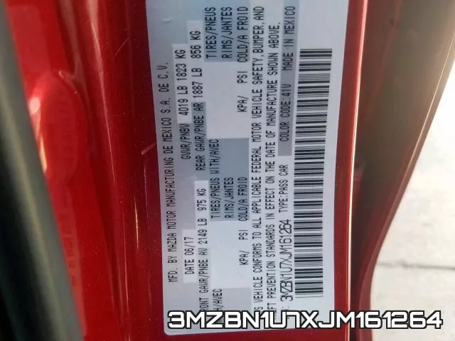 3MZBN1U7XJM161264 фото 2