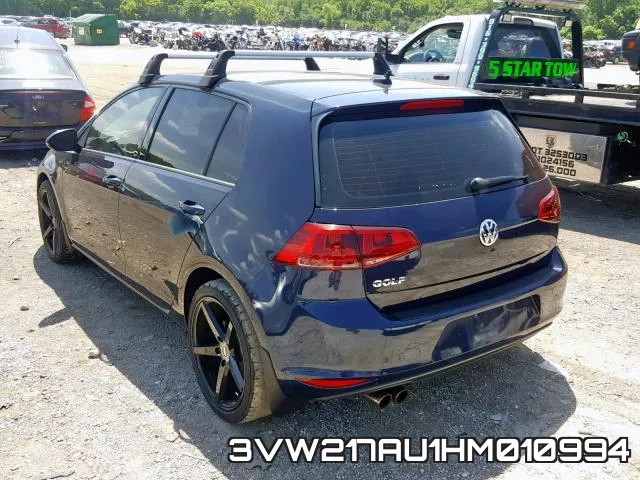 3VW217AU1HM010994 фото 4