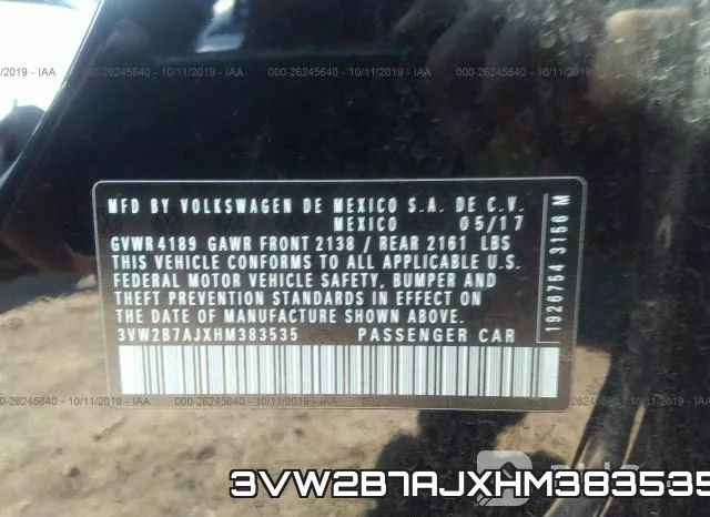 3VW2B7AJXHM383535 фото 10