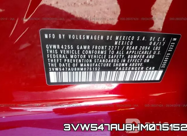 3VW547AU8HM075152 фото 10