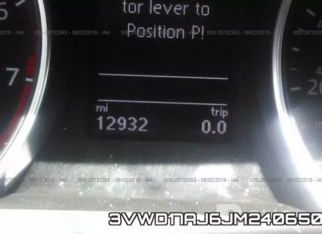3VWD17AJ6JM240650 фото 8