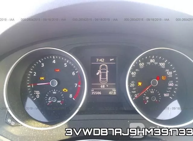 3VWDB7AJ9HM391733 фото 8