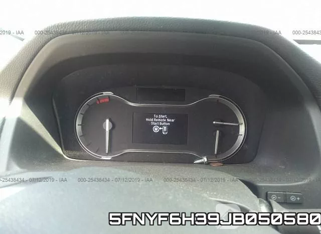 5FNYF6H39JB050580 фото 8
