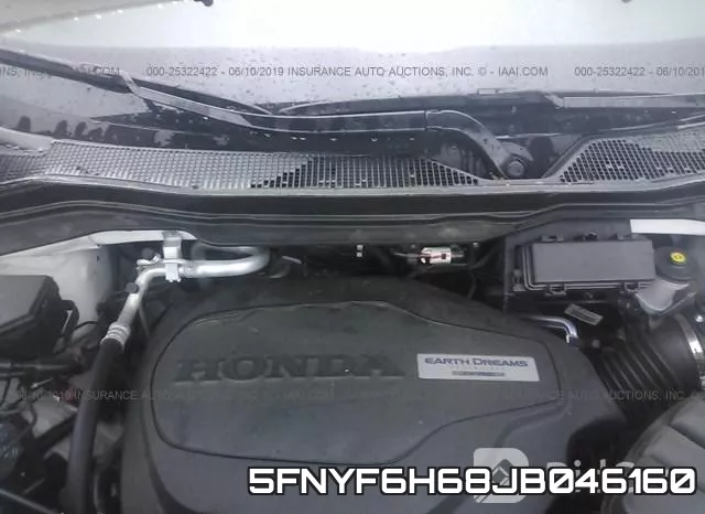 5FNYF6H68JB046160 фото 2