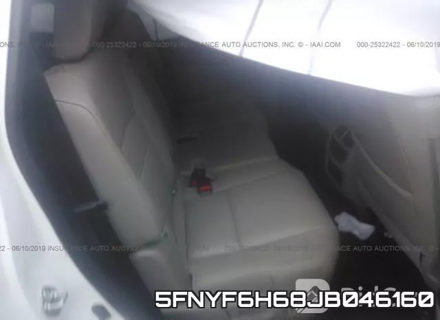 5FNYF6H68JB046160 фото 9
