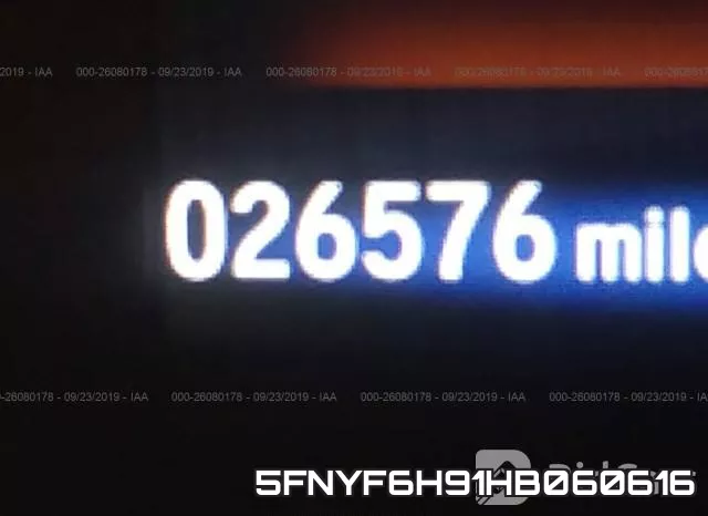 5FNYF6H91HB060616 фото 8