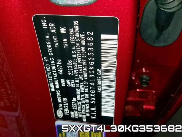 5XXGT4L30KG353682 фото 2
