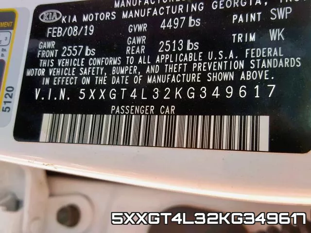 5XXGT4L32KG349617 фото 2