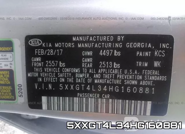 5XXGT4L34HG160881 фото 10