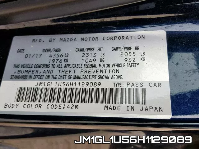JM1GL1U56H1129089 фото 2