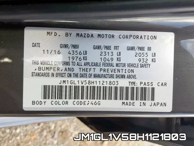 JM1GL1V58H1121803 фото 2