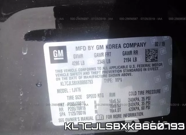 KL7CJLSBXKB860793 фото 10