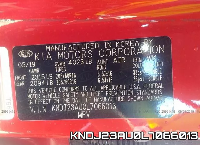 KNDJ23AU0L7066013 фото 10
