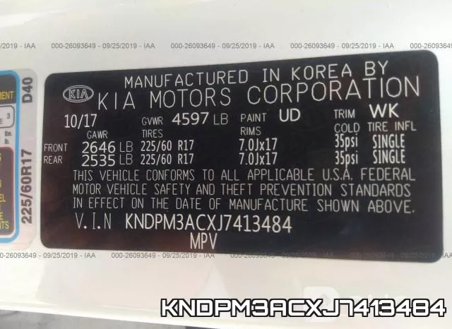 KNDPM3ACXJ7413484 фото 10