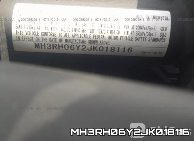 MH3RH06Y2JK018116 фото 2