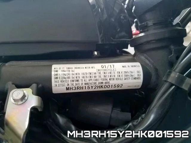 MH3RH15Y2HK001592 фото 2