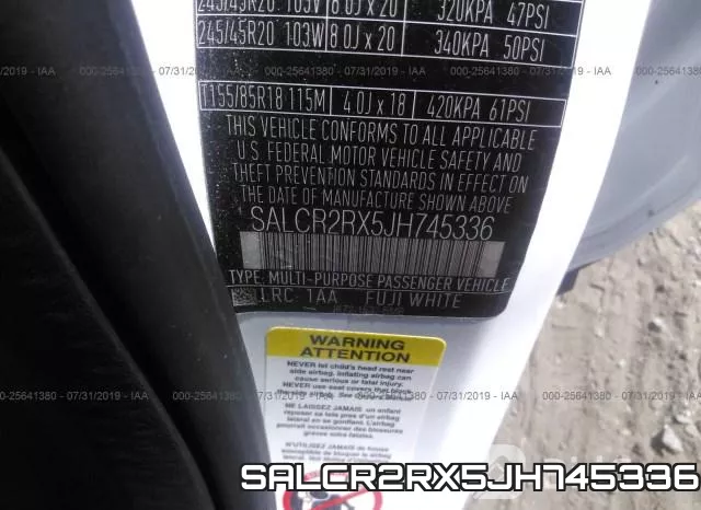 SALCR2RX5JH745336 фото 10