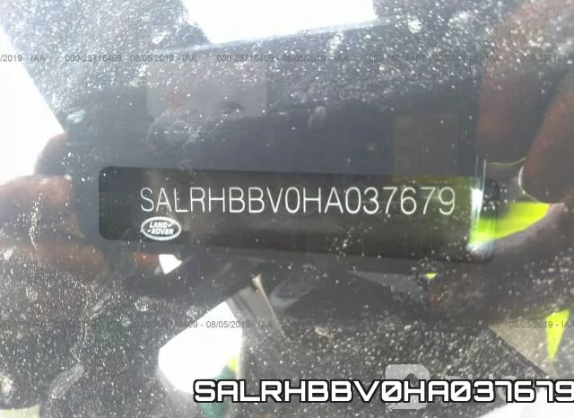 SALRHBBV0HA037679 фото 10