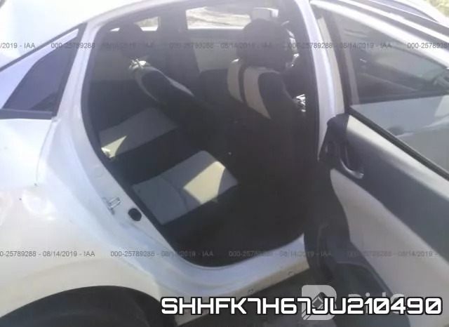 SHHFK7H67JU210490 фото 8