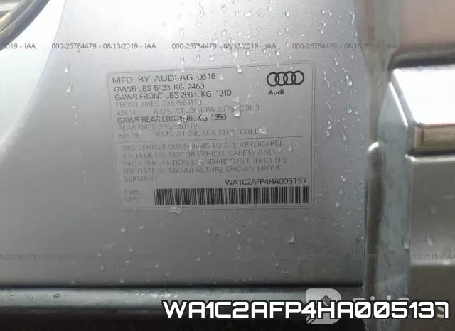 WA1C2AFP4HA005137 фото 10