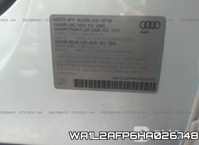 WA1L2AFP6HA026748 фото 10