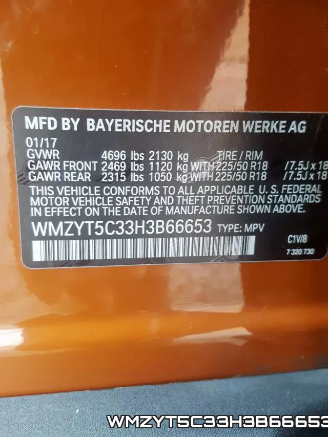 WMZYT5C33H3B66653 фото 2