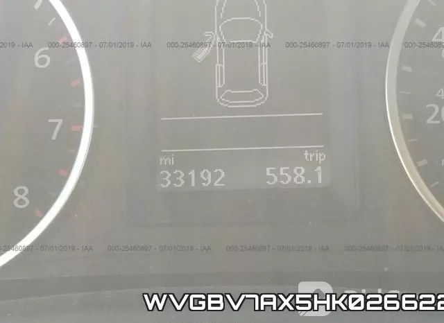 WVGBV7AX5HK026622 фото 8