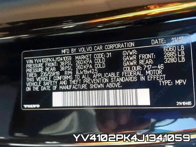 YV4102PK4J1341059 фото 2