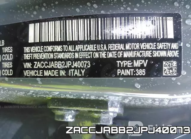 ZACCJABB2JPJ40073 фото 10